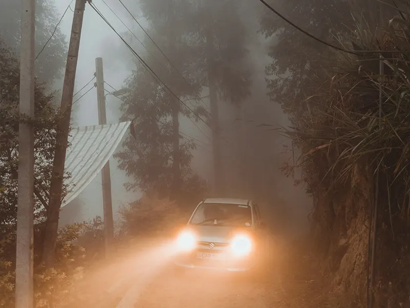 Misty tea estate hills in Sri Lanka during the October shoulder season