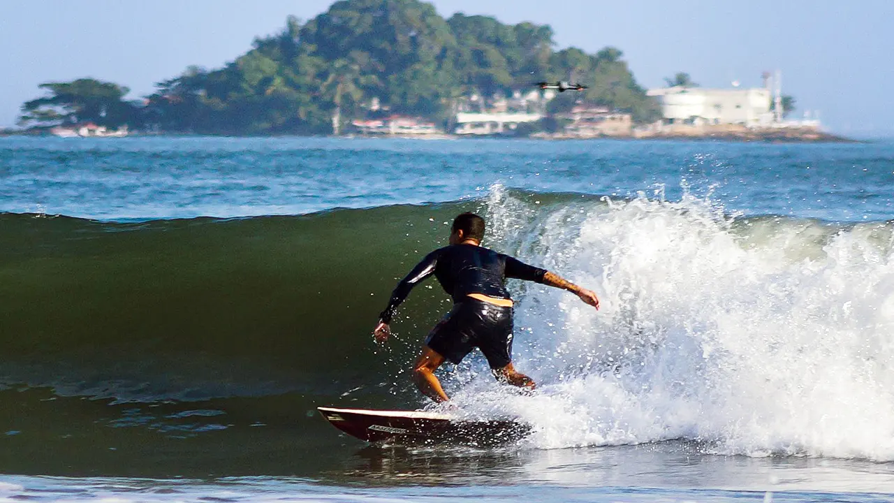 Beginner-friendly surfing experience at Weligama Beach, Sri Lanka