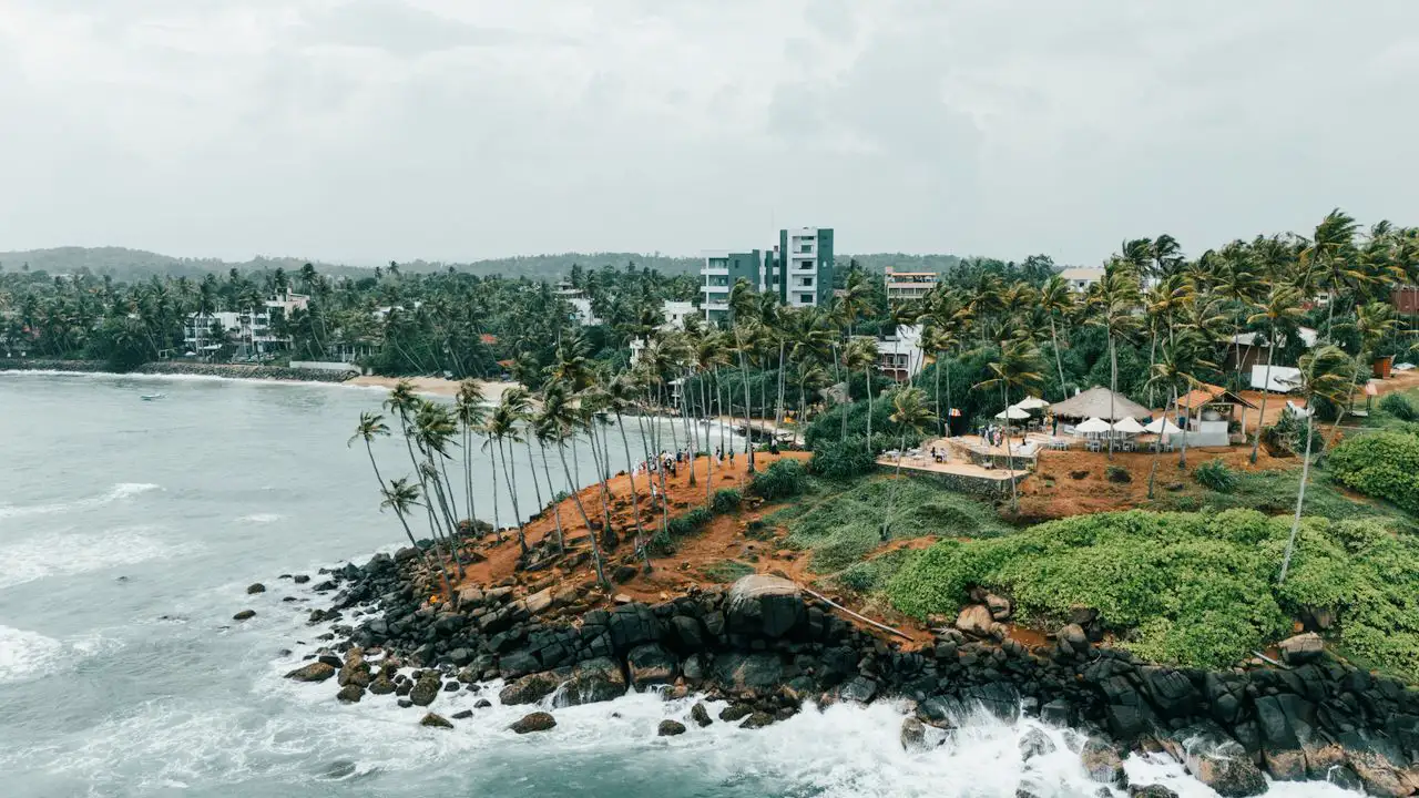 Coconut Tree Hill overlooking Mirissa’s tropical coastline, Sri Lanka
