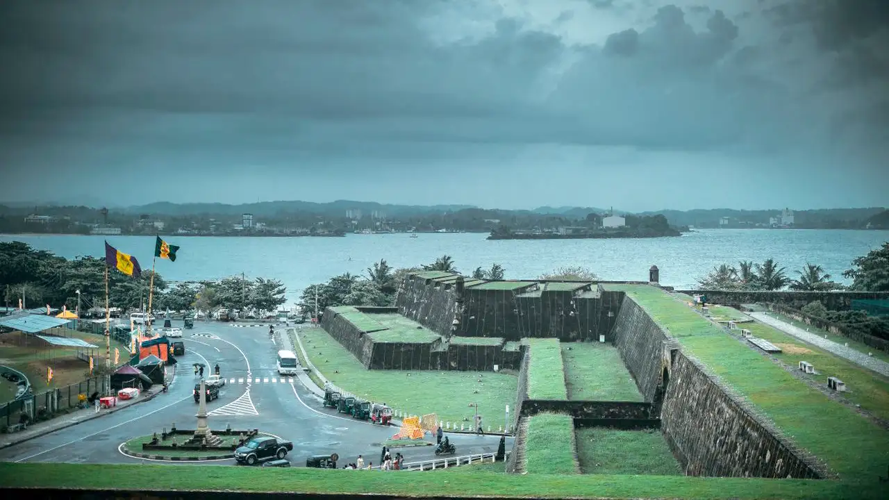 Galle destination and historic Galle Fort in Sri Lanka