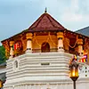 Kandy Sri Lanka travel tours destination thumbnail with Temple of the Sacred Tooth Relic and scenic city views