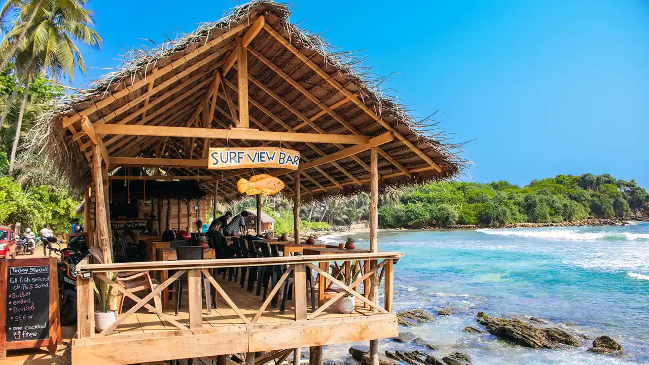Hiriketiya location near Dikwella on Sri Lanka’s southern coast