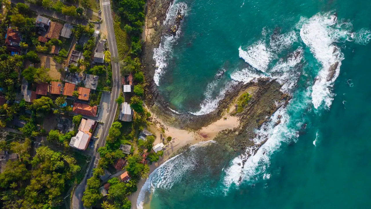 Tangalle location on Sri Lanka’s southern coast near beaches and wildlife attractions