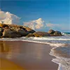 Panama beach and lagoon destination near Arugam Bay, Sri Lanka