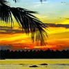 Pasikuda beach destination and calm turquoise coastline in Sri Lanka