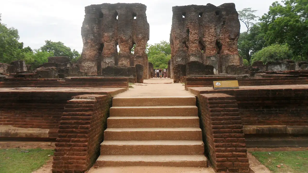 Royal Palace ruins in Polonnaruwa Sri Lanka – ancient royal heritage site in the Cultural Triangle