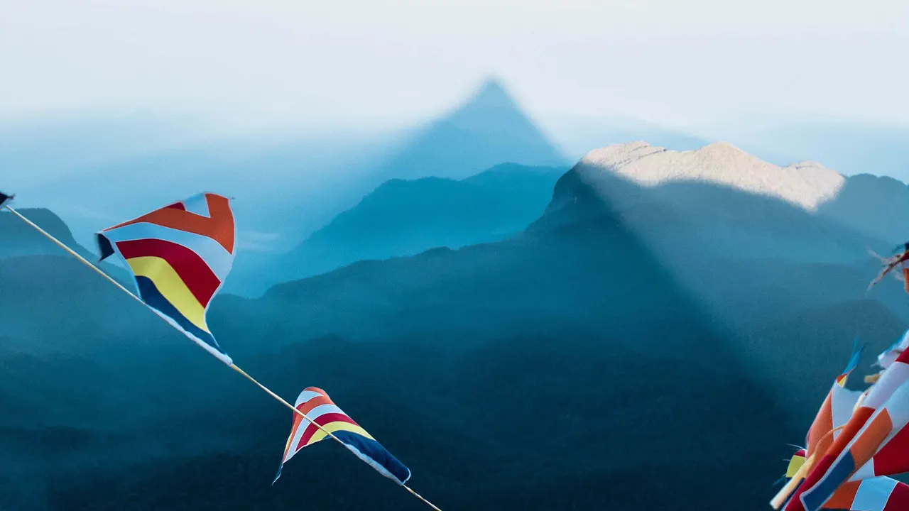 The shadow phenomenon, Adam's Peak (Sri Pada), Sri Lanka