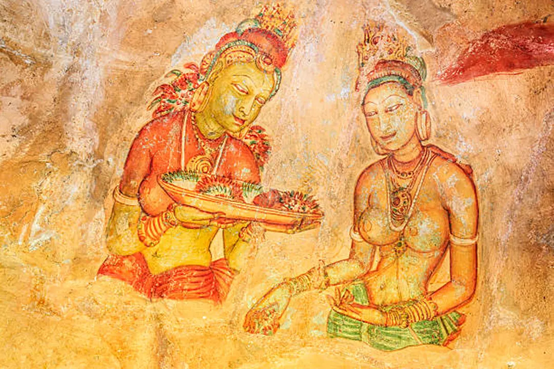 Sigiriya frescoes, Sri Lanka