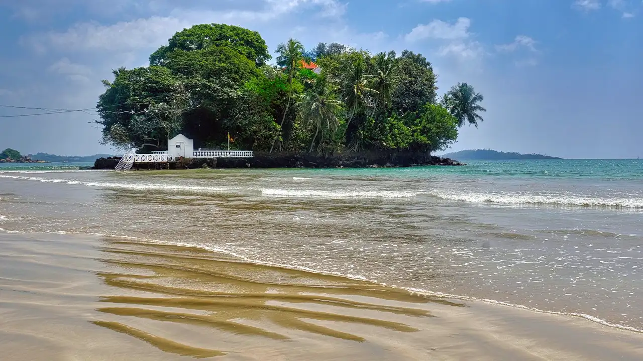 Taprobane Island off the coast of Weligama, Sri Lanka