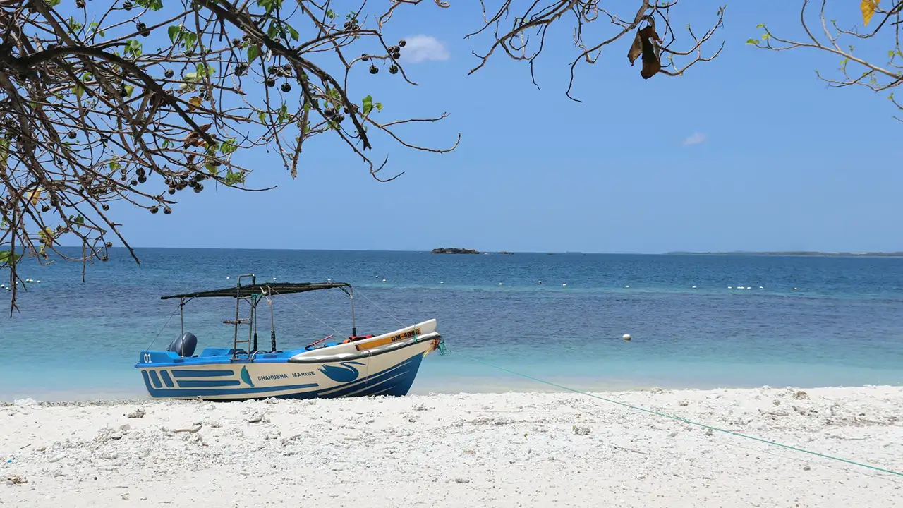 Trincomalee beach destination and tropical coastline on Sri Lanka’s east coast