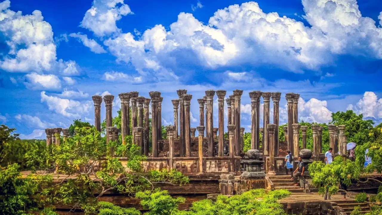 Medirigiriya Vatadage Sri Lanka – ancient circular shrine surrounded by historic stone ruins in the Cultural Triangle