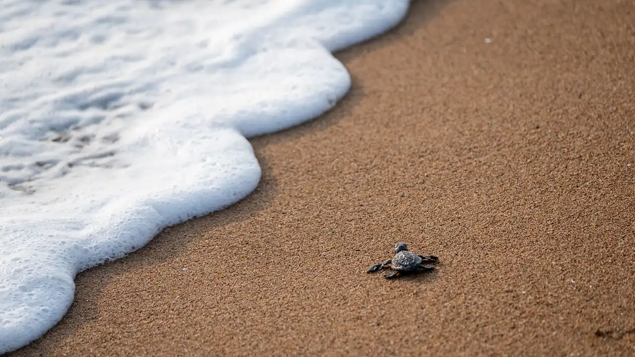 Five species of sea turtles at Kosgoda, Sri Lanka