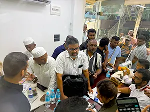 Sri Lankan gem market and traditional gemstone trading quarter in Ratnapura