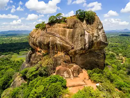 Sigiriya Rock Fortress climbed on day one of a Sri Lanka family holiday