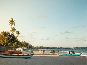 Trincomalee coastal scenery in eastern Sri Lanka
