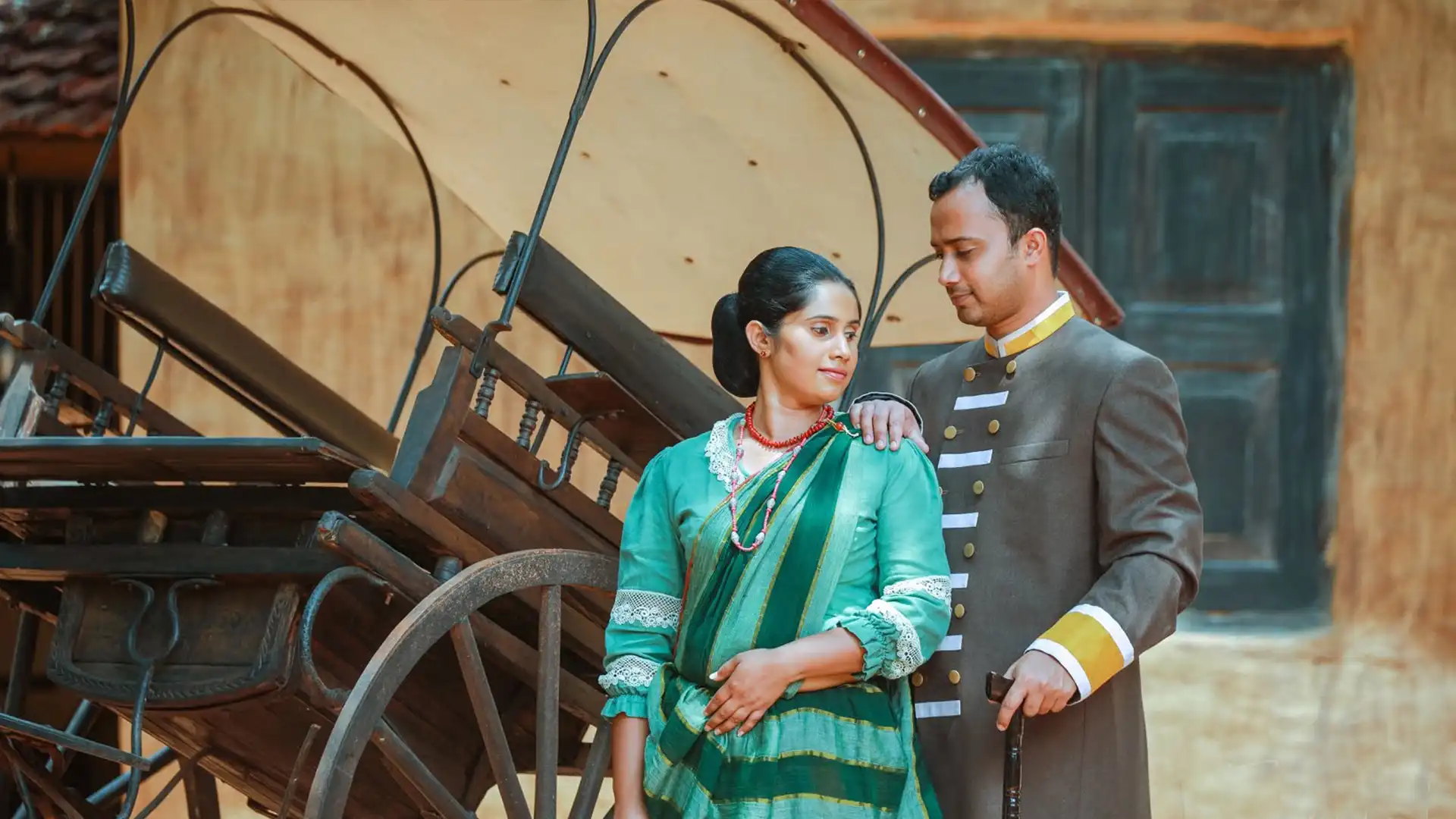 Traditional Wedding Couple at an Arachchi Village Home in Sri Lanka – Sri Lanka Travel Tours